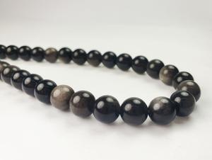 ST65-60 6mm Round Stone - Golden Obsidian